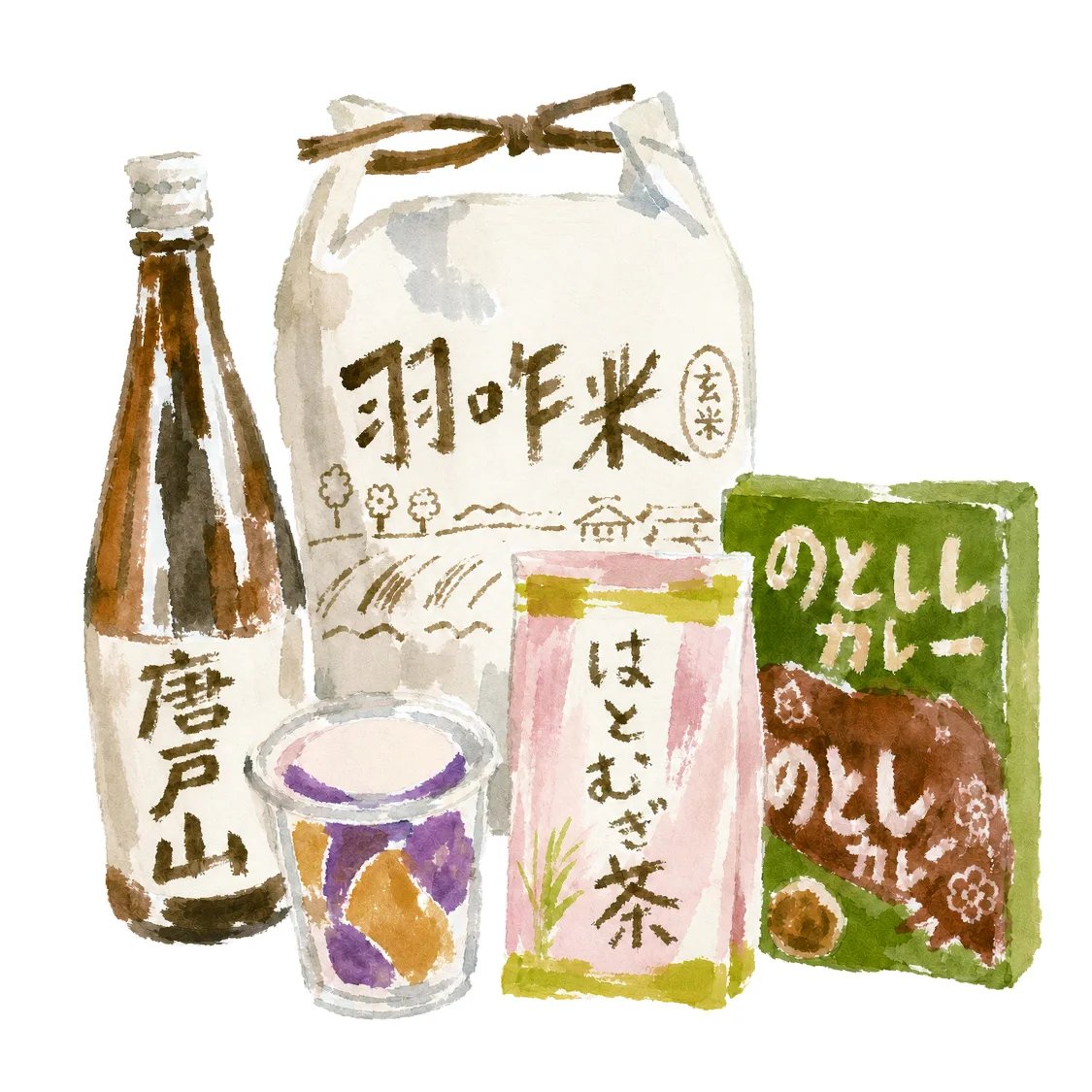 羽咋市の特産品1万円分のイメージ